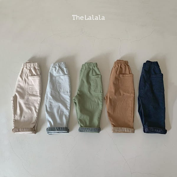 THE LALALA - Korean Children Fashion - #Kfashion4kids - Ffleece Round Pocket Pants - 2