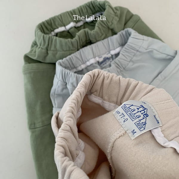 THE LALALA - Korean Children Fashion - #Kfashion4kids - Ffleece Round Pocket Pants - 4