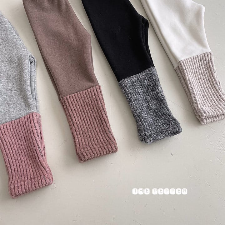 THE PEPPER - Korean Children Fashion - #Kfashion4kids - Tosi Color Fleece Leggings - 2