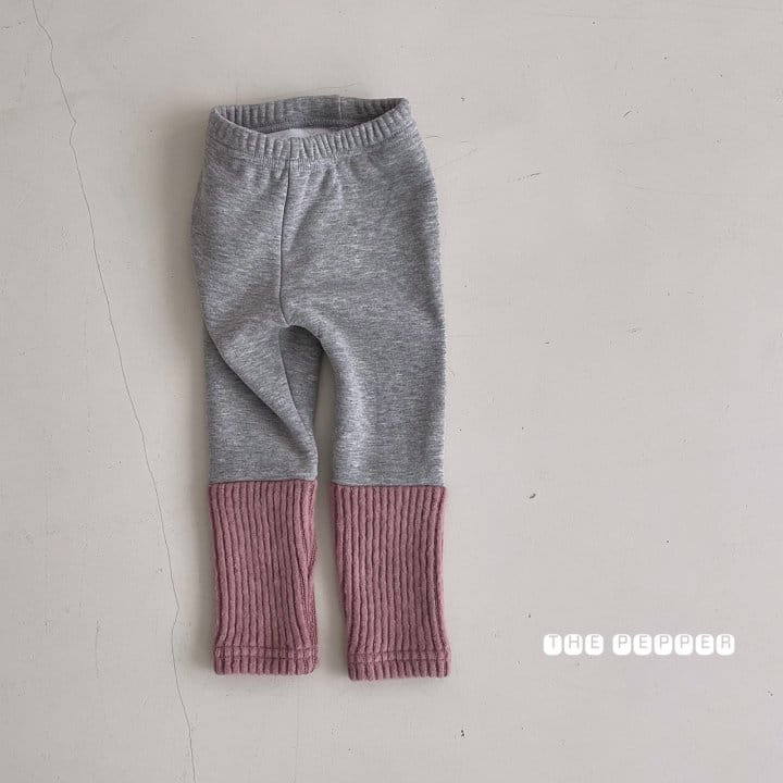 THE PEPPER - Korean Children Fashion - #Kfashion4kids - Tosi Color Fleece Leggings - 3