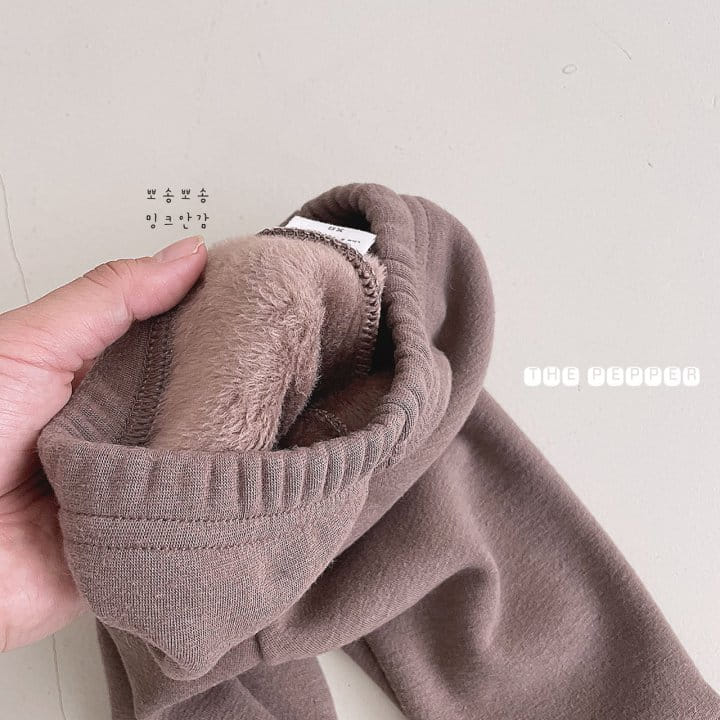 THE PEPPER - Korean Children Fashion - #Kfashion4kids - Tosi Color Fleece Leggings - 5