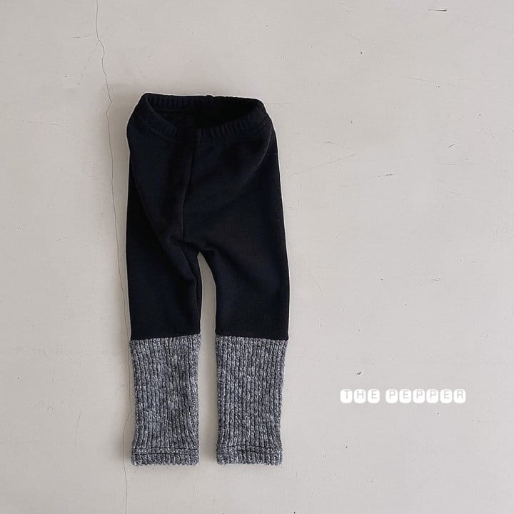 THE PEPPER - Korean Children Fashion - #Kfashion4kids - Tosi Color Fleece Leggings - 6