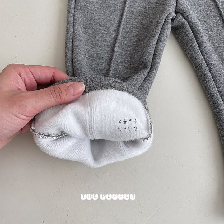 THE PEPPER - Korean Children Fashion - #Kfashion4kids - Bootscut Fleece Pants - 4