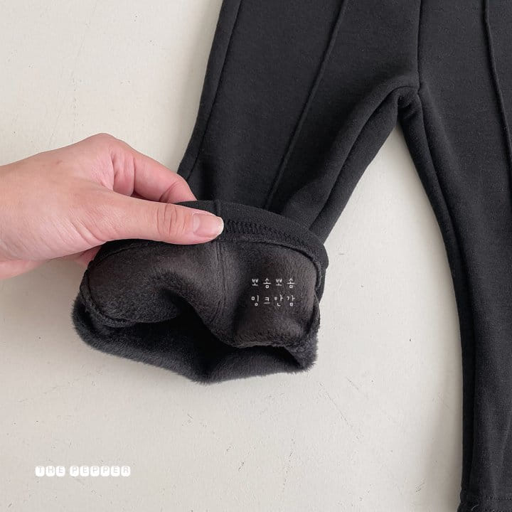 THE PEPPER - Korean Children Fashion - #Kfashion4kids - Bootscut Fleece Pants - 6