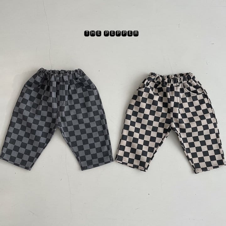THE PEPPER - Korean Children Fashion - #Kfashion4kids - Checker Bonding Pants