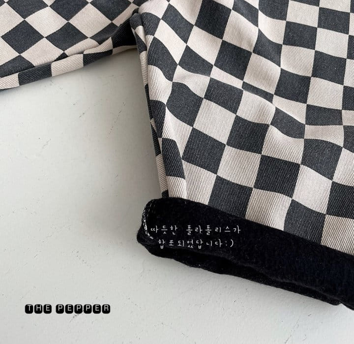 THE PEPPER - Korean Children Fashion - #Kfashion4kids - Checker Bonding Pants - 4