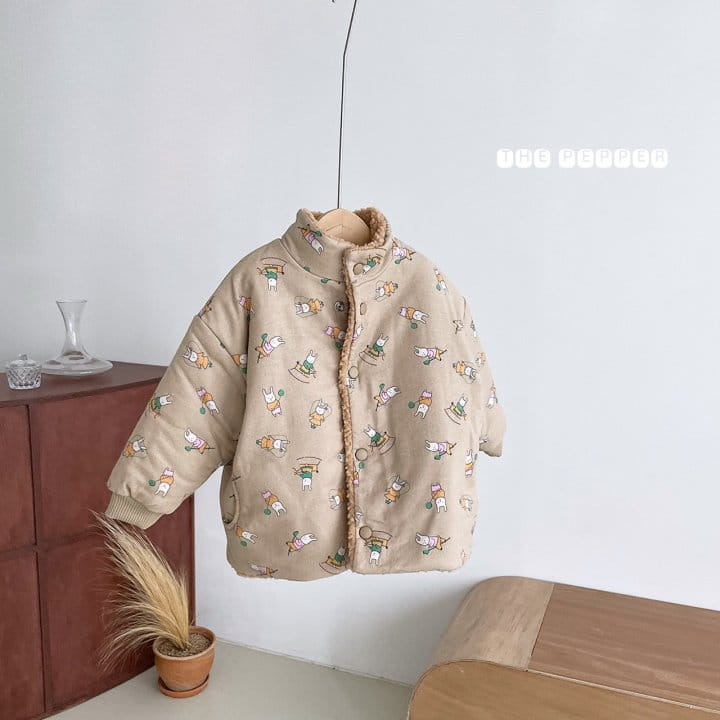 THE PEPPER - Korean Children Fashion - #Kfashion4kids - Rabbit Reversible Padding - 10