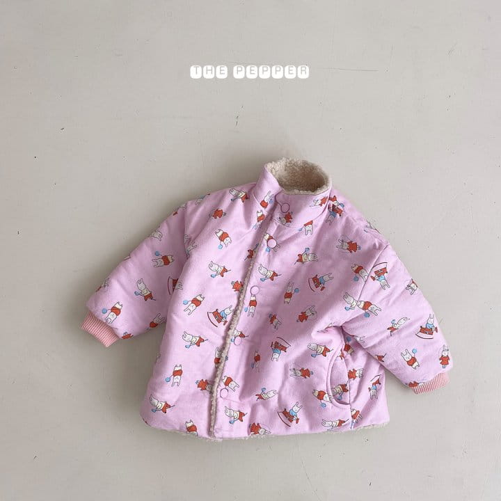 THE PEPPER - Korean Children Fashion - #Kfashion4kids - Rabbit Reversible Padding - 12