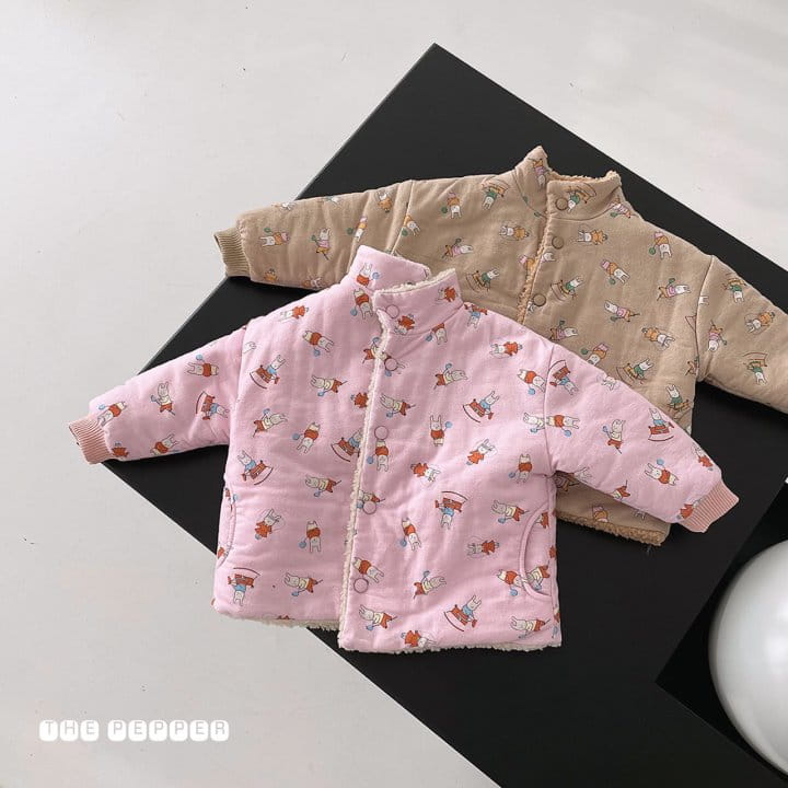 THE PEPPER - Korean Children Fashion - #Kfashion4kids - Rabbit Reversible Padding - 2