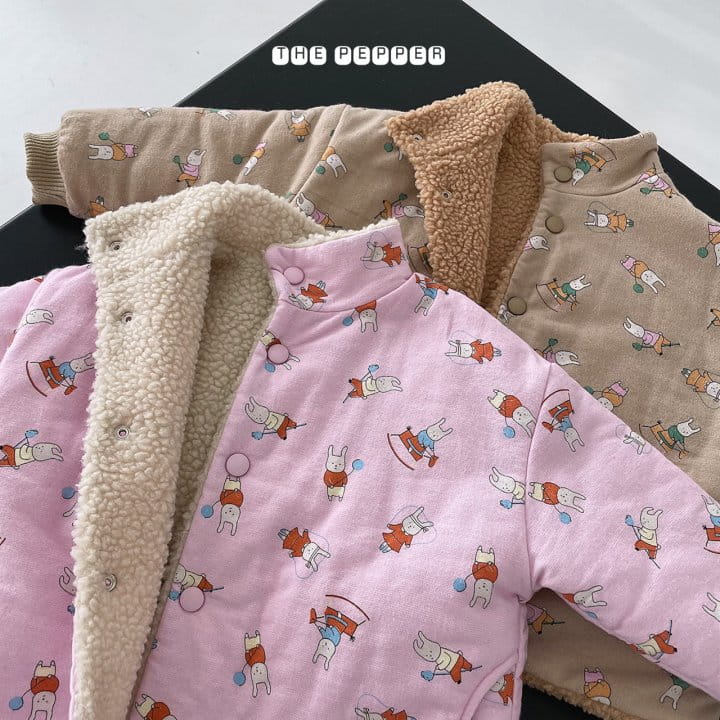 THE PEPPER - Korean Children Fashion - #Kfashion4kids - Rabbit Reversible Padding - 3