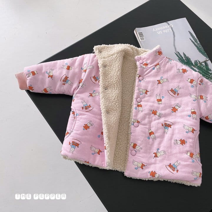 THE PEPPER - Korean Children Fashion - #Kfashion4kids - Rabbit Reversible Padding - 5