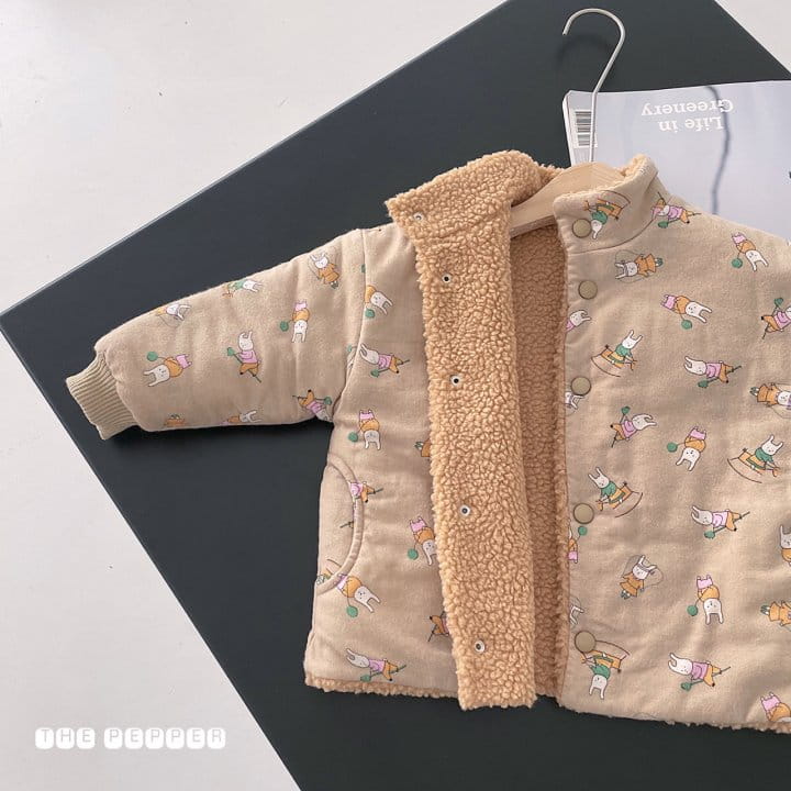 THE PEPPER - Korean Children Fashion - #Kfashion4kids - Rabbit Reversible Padding - 8