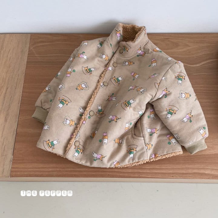 THE PEPPER - Korean Children Fashion - #Kfashion4kids - Rabbit Reversible Padding - 9