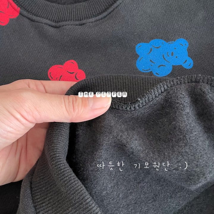 THE PEPPER - Korean Children Fashion - #Kfashion4kids - Jelly Bear Fleece Top Bottom Set - 12