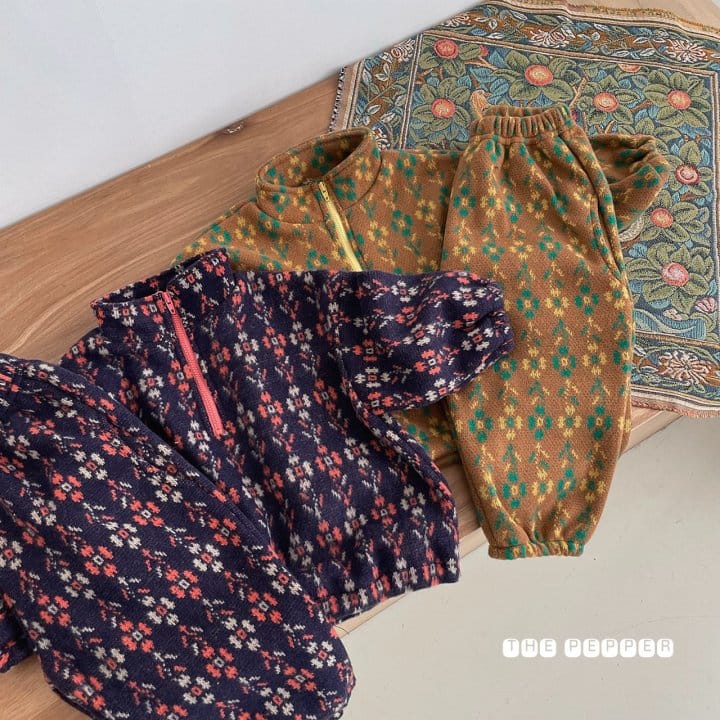 THE PEPPER - Korean Children Fashion - #Kfashion4kids - Camping Anorak Top Bottom Set - 2