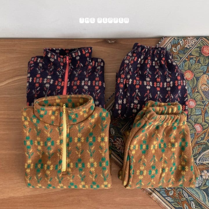 THE PEPPER - Korean Children Fashion - #Kfashion4kids - Camping Anorak Top Bottom Set - 3