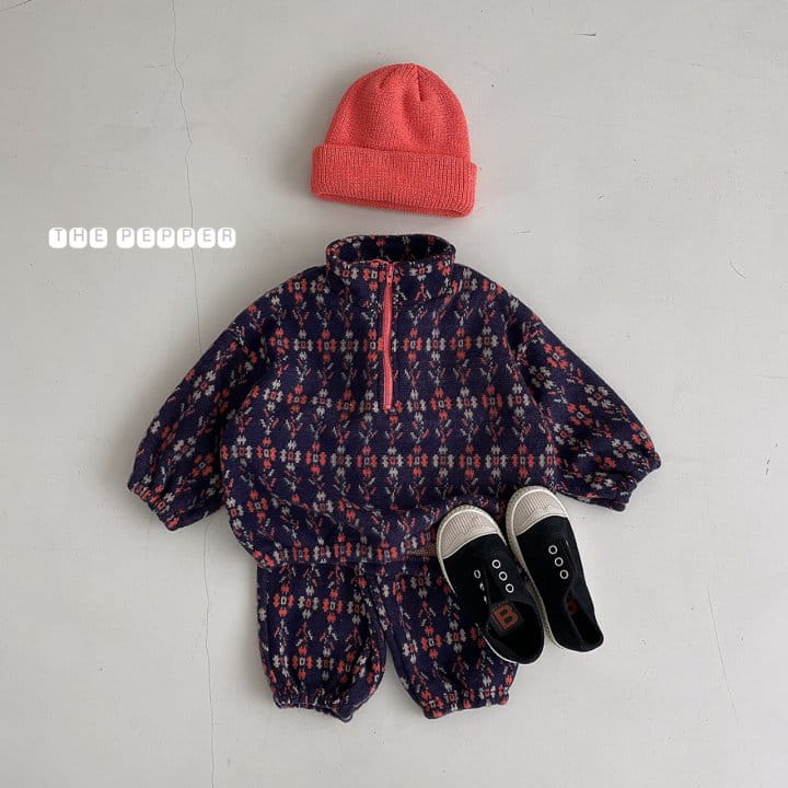 THE PEPPER - Korean Children Fashion - #Kfashion4kids - Camping Anorak Top Bottom Set - 4