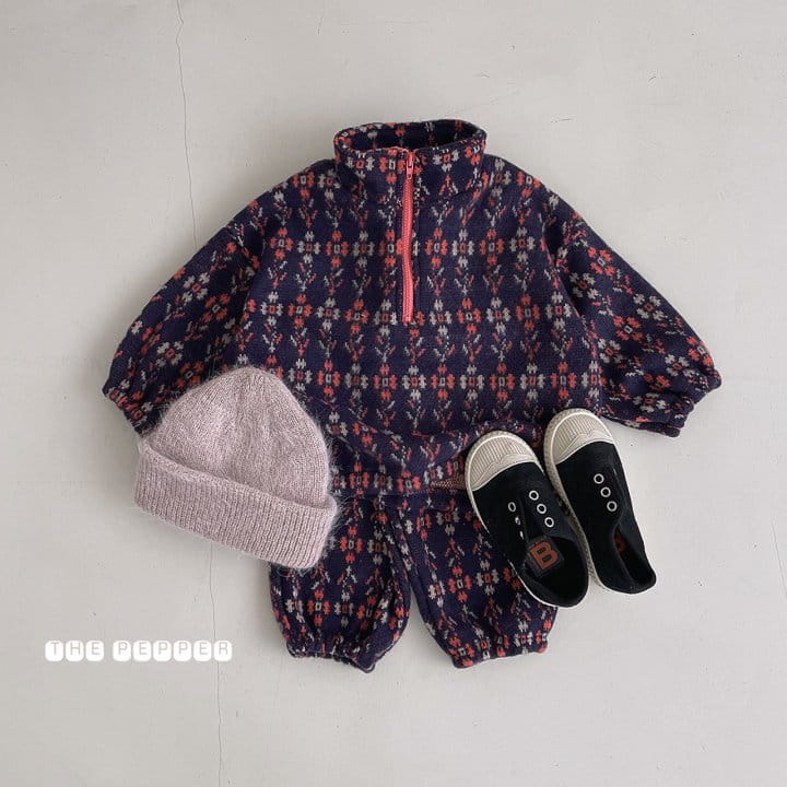 THE PEPPER - Korean Children Fashion - #Kfashion4kids - Camping Anorak Top Bottom Set - 6