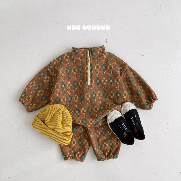 THE PEPPER - Korean Children Fashion - #Kfashion4kids - Camping Anorak Top Bottom Set - 9