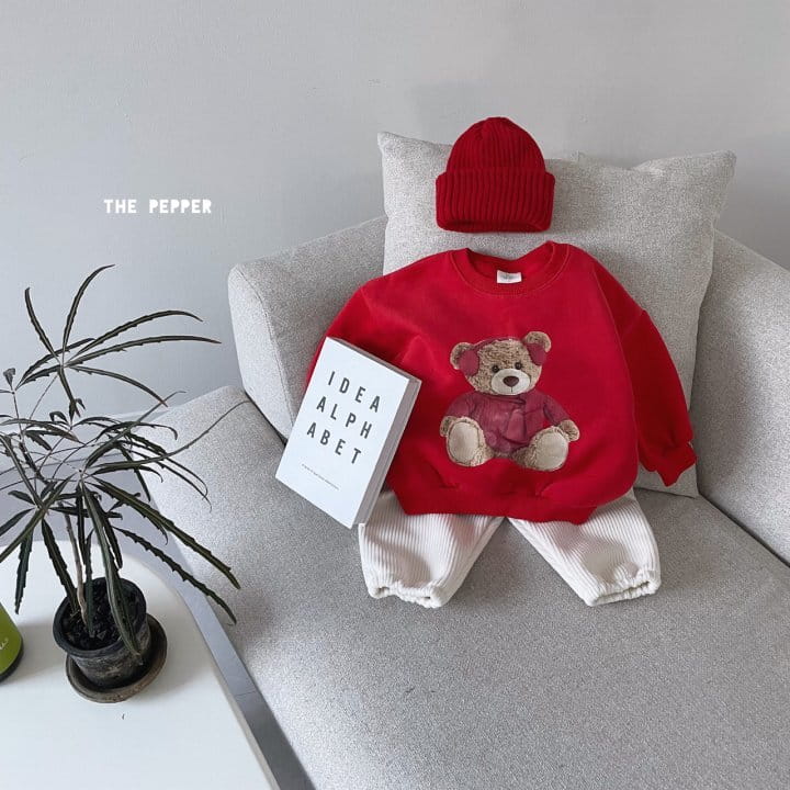 THE PEPPER - Korean Children Fashion - #Kfashion4kids - Christmas Bear Sweatshirt - 10