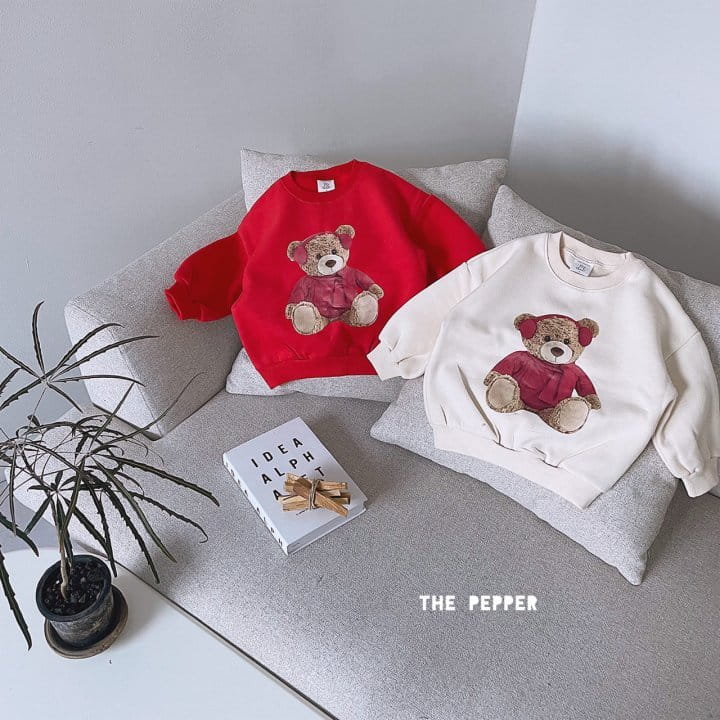 THE PEPPER - Korean Children Fashion - #Kfashion4kids - Christmas Bear Sweatshirt - 12