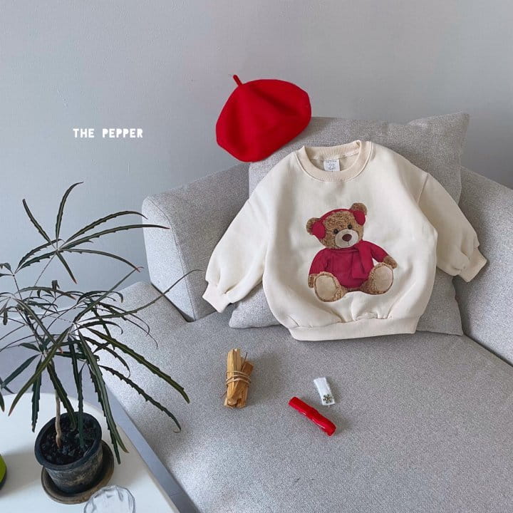 THE PEPPER - Korean Children Fashion - #Kfashion4kids - Christmas Bear Sweatshirt - 2