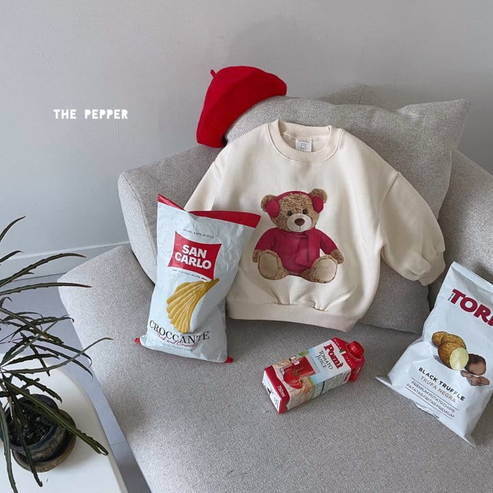 THE PEPPER - Korean Children Fashion - #Kfashion4kids - Christmas Bear Sweatshirt - 3