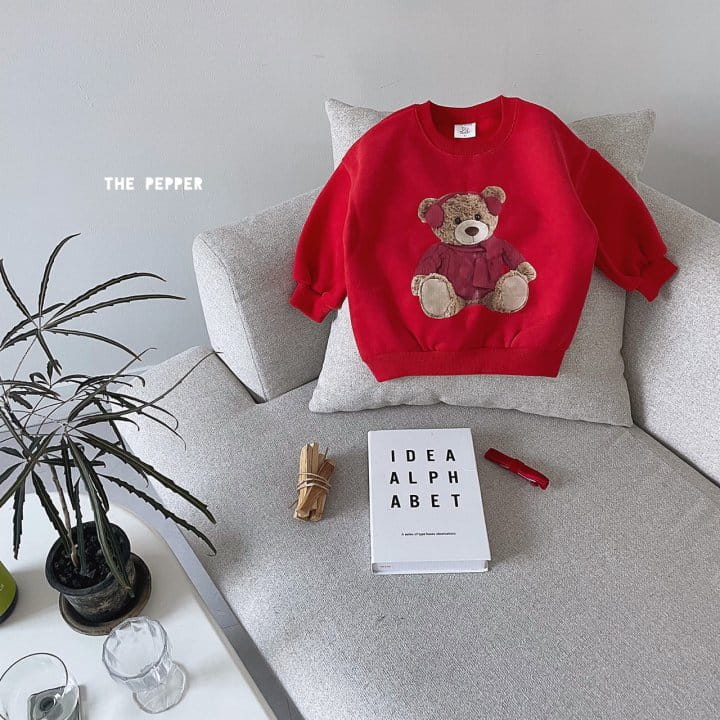 THE PEPPER - Korean Children Fashion - #Kfashion4kids - Christmas Bear Sweatshirt - 4