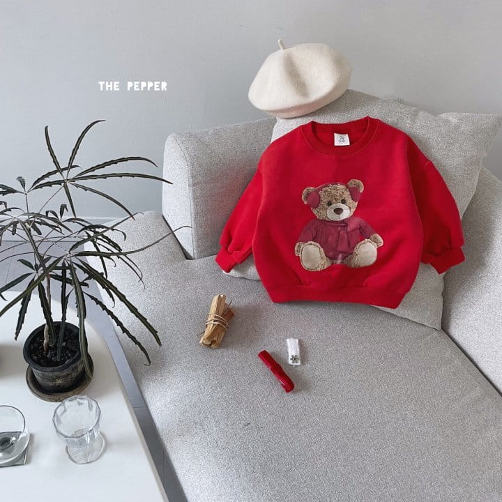 THE PEPPER - Korean Children Fashion - #Kfashion4kids - Christmas Bear Sweatshirt - 6