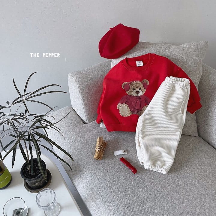 THE PEPPER - Korean Children Fashion - #Kfashion4kids - Christmas Bear Sweatshirt - 7