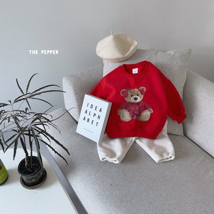 THE PEPPER - Korean Children Fashion - #Kfashion4kids - Christmas Bear Sweatshirt - 8