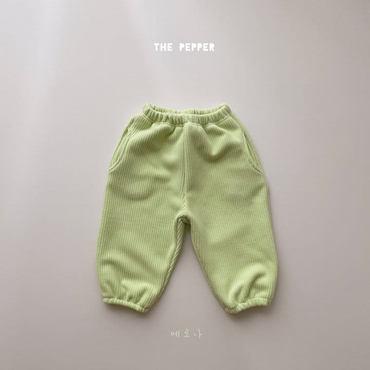 THE PEPPER - Korean Children Fashion - #Kfashion4kids - Veloure Reversible Jogger Pants