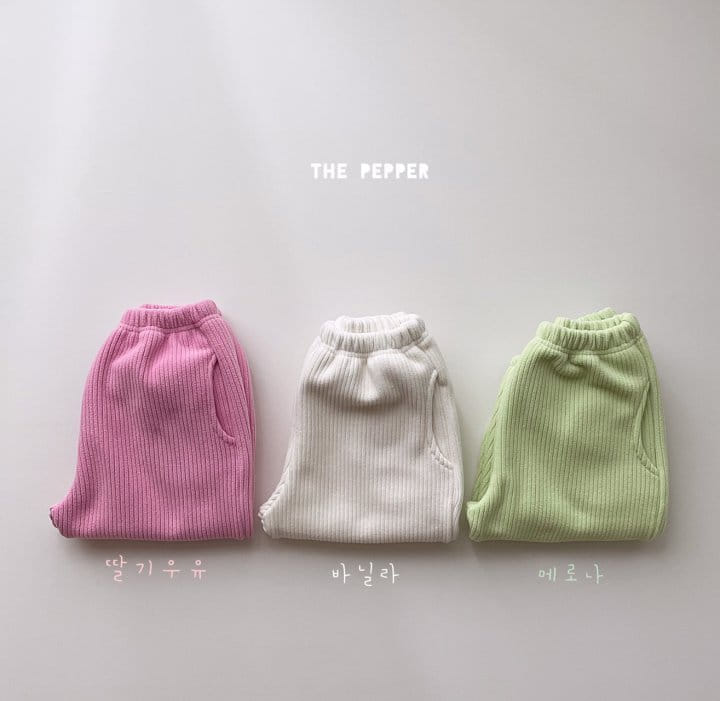 THE PEPPER - Korean Children Fashion - #Kfashion4kids - Veloure Reversible Jogger Pants - 11