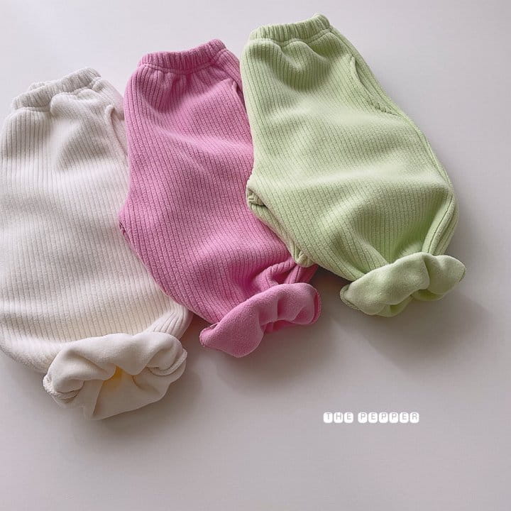 THE PEPPER - Korean Children Fashion - #Kfashion4kids - Veloure Reversible Jogger Pants - 12