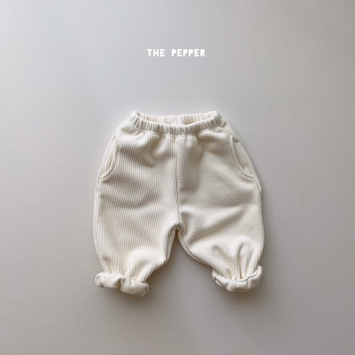 THE PEPPER - Korean Children Fashion - #Kfashion4kids - Veloure Reversible Jogger Pants - 4