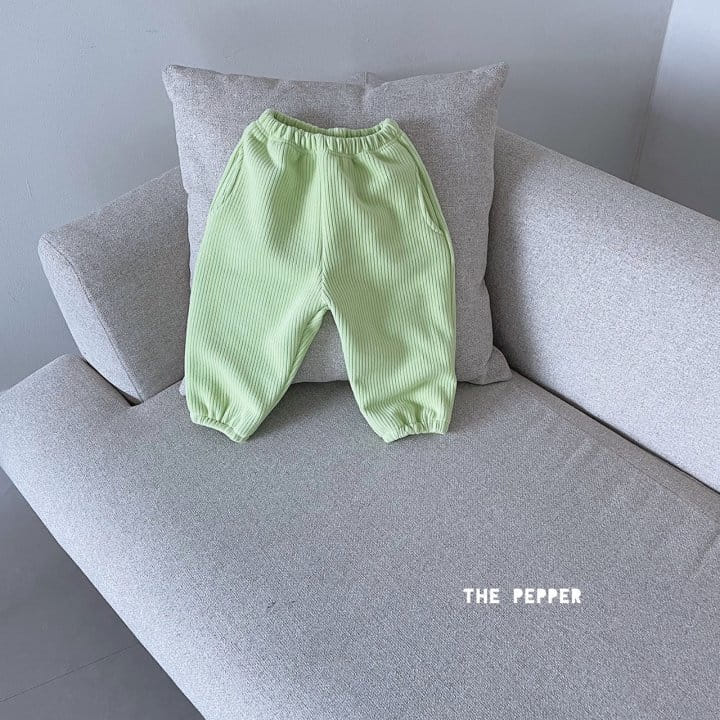 THE PEPPER - Korean Children Fashion - #Kfashion4kids - Veloure Reversible Jogger Pants - 9