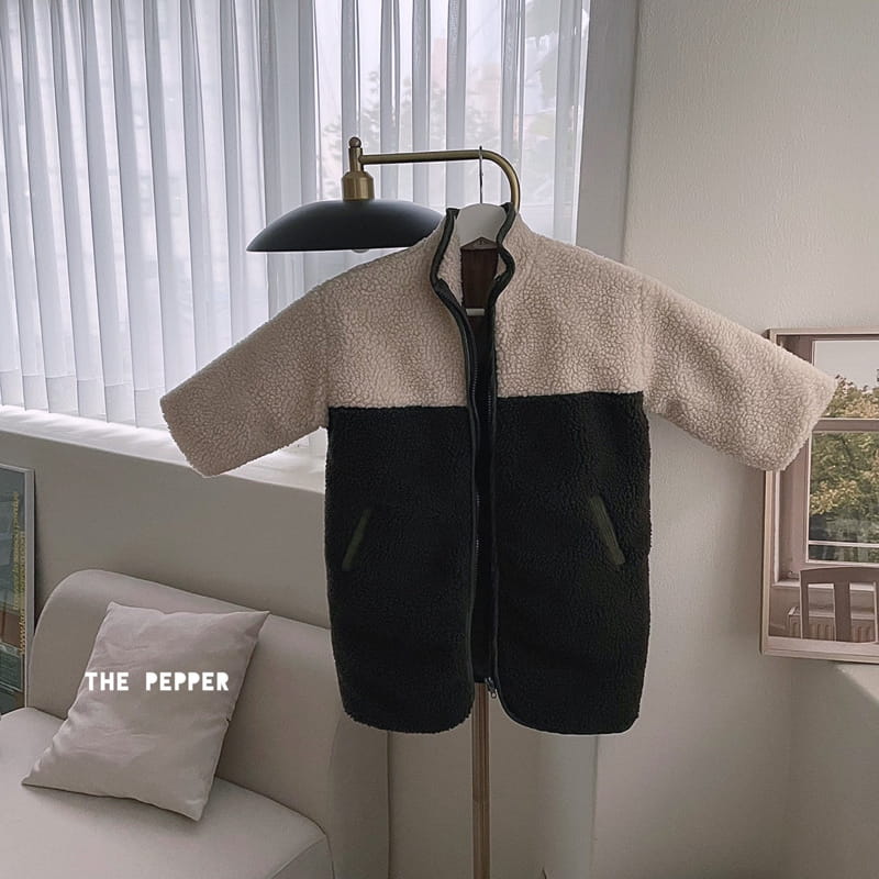 THE PEPPER - Korean Children Fashion - #Kfashion4kids - Long Color Fleece Jacket - 5
