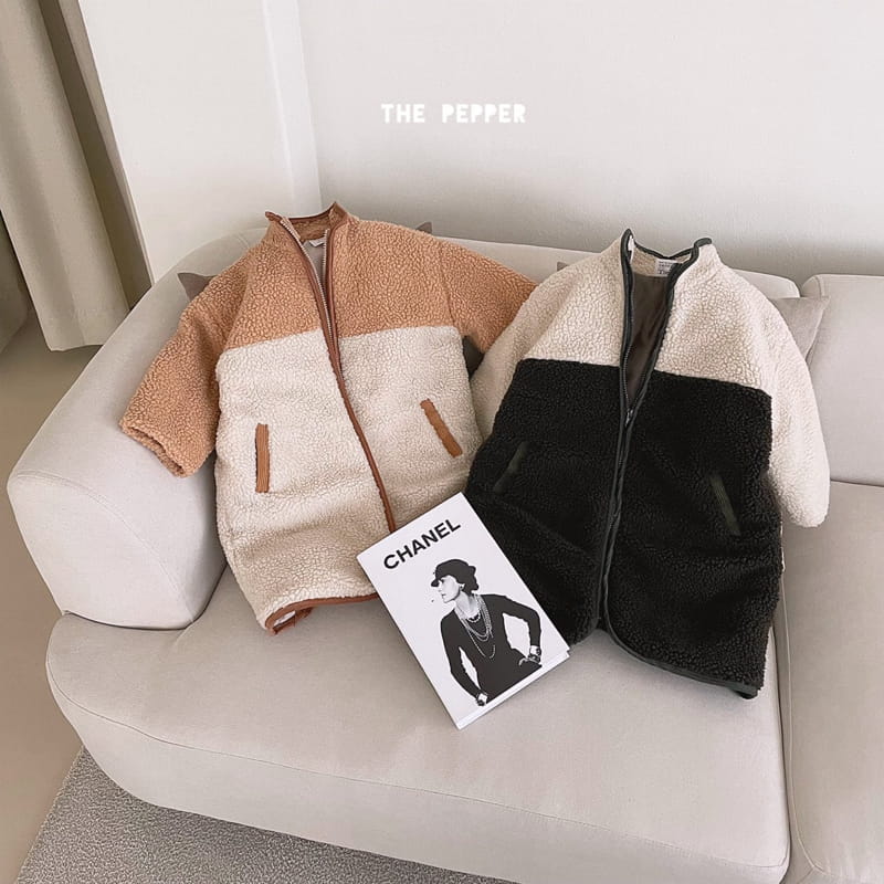 THE PEPPER - Korean Children Fashion - #Kfashion4kids - Long Color Fleece Jacket - 7