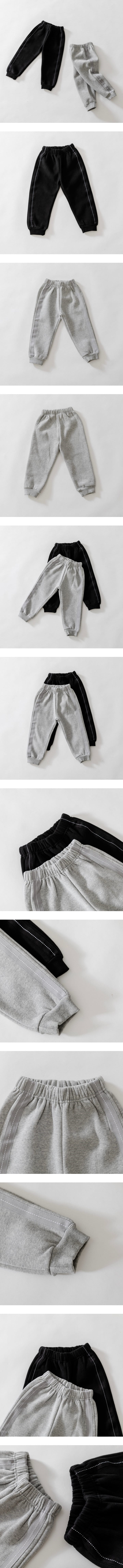 UI Korean Children Fashion - #Kfashion4kids - Stitch Line Pants