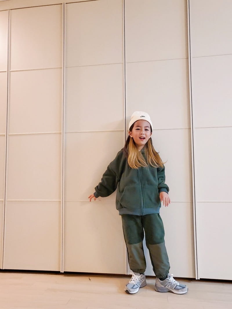 U&I - Korean Children Fashion - #Kfashion4kids - Fleece Hoody Zip-up - 11