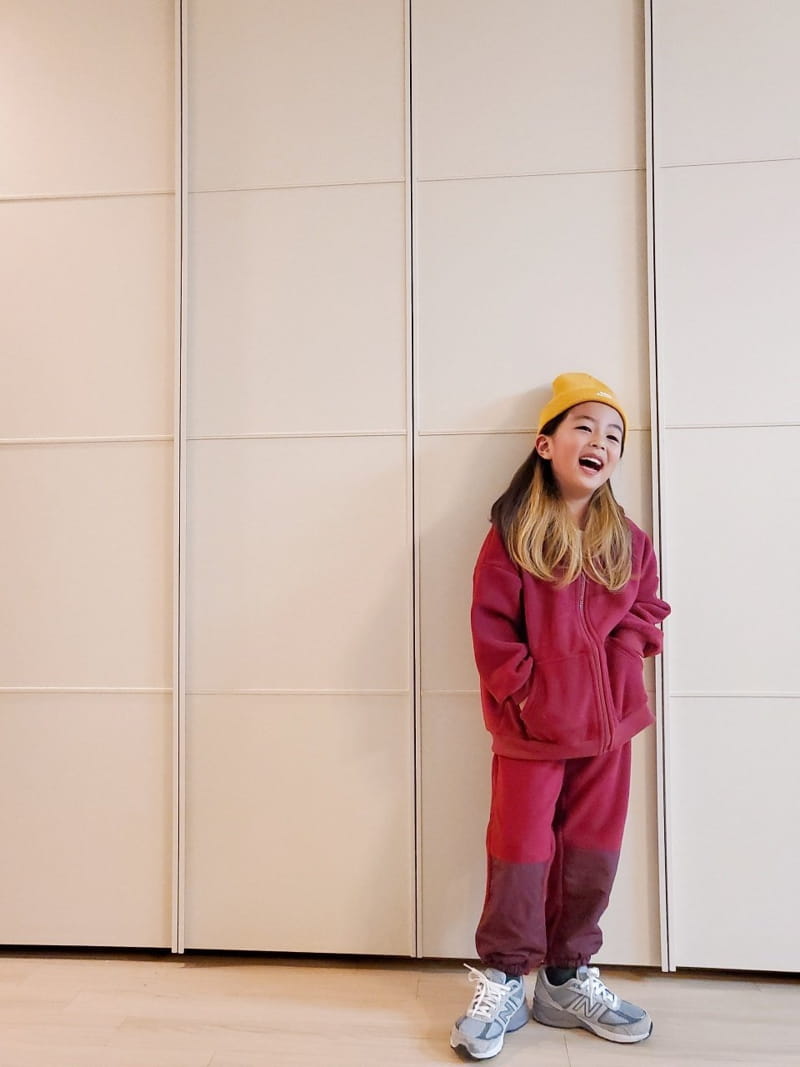 U&I - Korean Children Fashion - #Kfashion4kids - Fleece Hoody Zip-up - 3