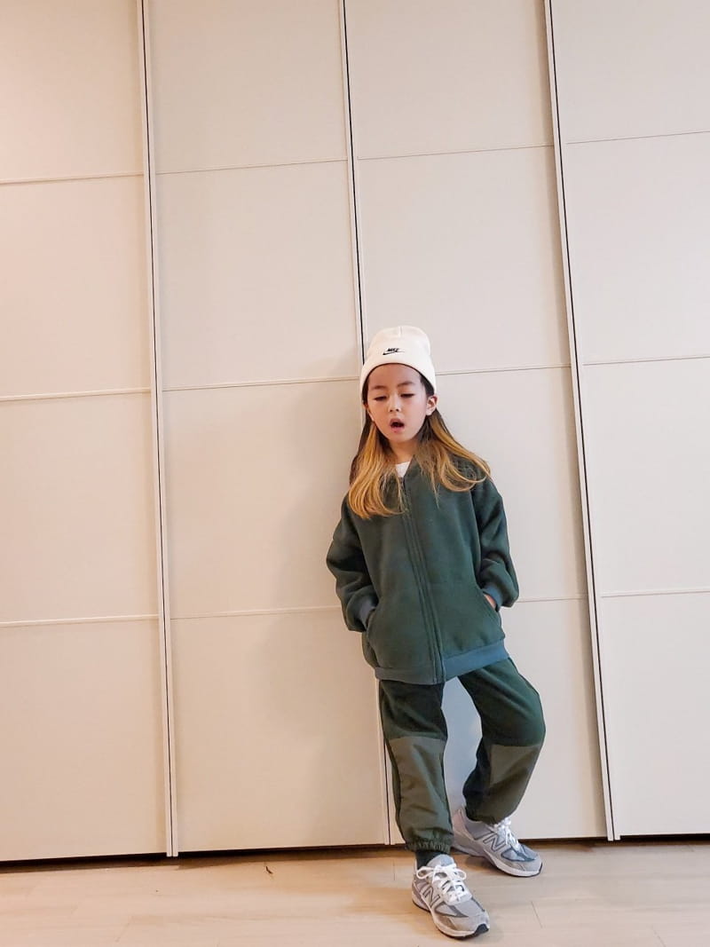 U&I - Korean Children Fashion - #Kfashion4kids - Fleece Hoody Zip-up - 7
