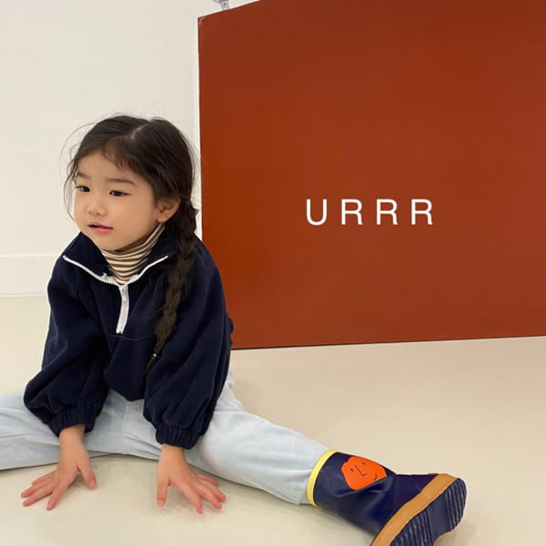 URRR - Korean Children Fashion - #Kfashion4kids - Sweet Half Zip-up Sweatshirt - 10
