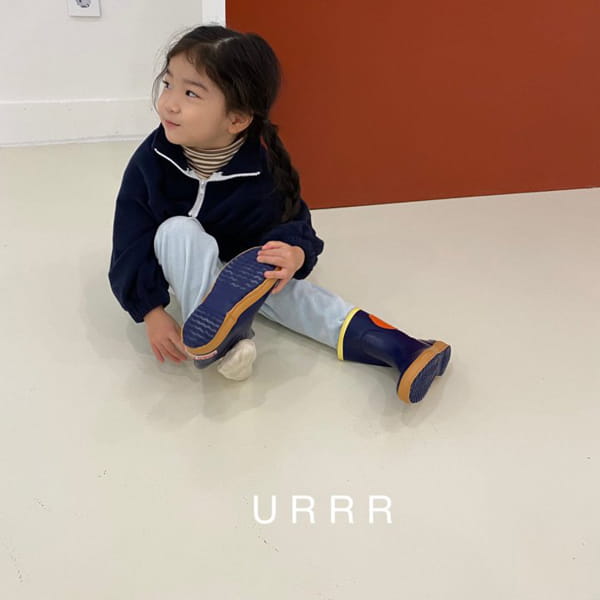 URRR - Korean Children Fashion - #Kfashion4kids - Sweet Half Zip-up Sweatshirt - 12