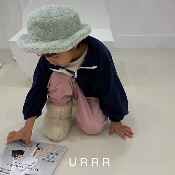 URRR - Korean Children Fashion - #Kfashion4kids - Sweet Half Zip-up Sweatshirt - 6