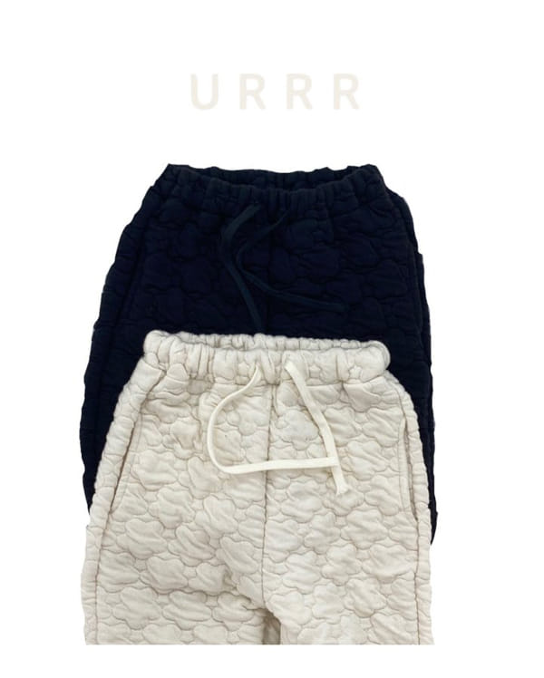 URRR - Korean Children Fashion - #Kfashion4kids - Daisy Quilting Pants