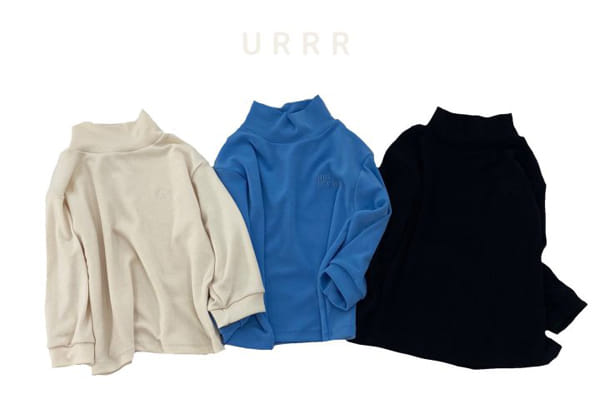 URRR - Korean Children Fashion - #Kfashion4kids - Muji Embroidery Turtleneck Tee - 7