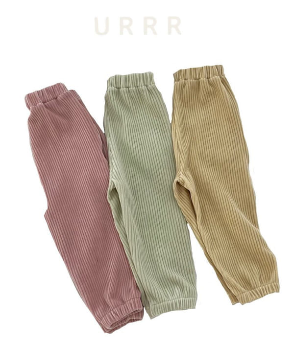 URRR - Korean Children Fashion - #Kfashion4kids - Adel Dotom Rib Pants