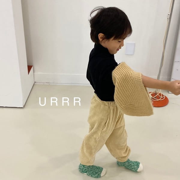 URRR - Korean Children Fashion - #Kfashion4kids - Adel Dotom Rib Pants - 4