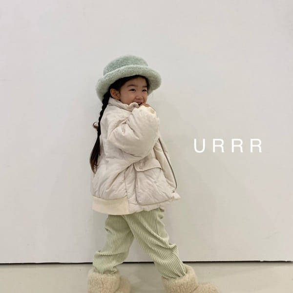 URRR - Korean Children Fashion - #Kfashion4kids - Adel Dotom Rib Pants - 5
